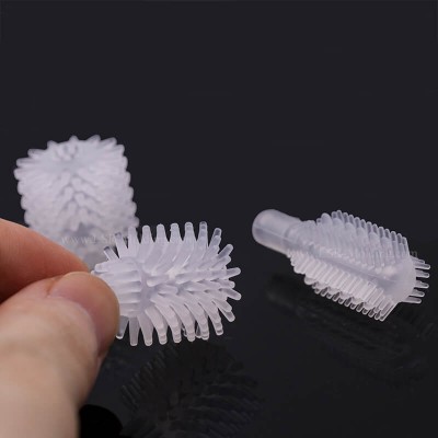 Medical Grade Silicone Bottle Cleaning Brush by LSR Injection Molding