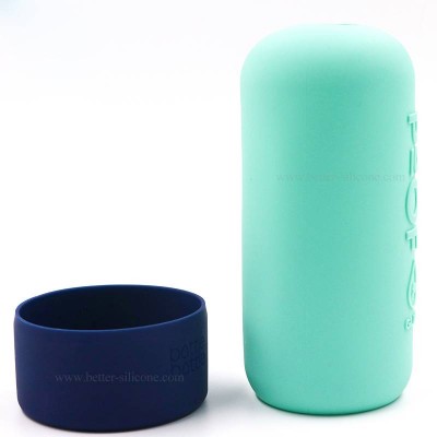 Custom Made Food Grade Rubber Silicone Water Bottle Sleeve