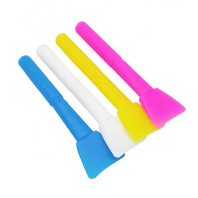 Eco friendly soft silicon facial mask applicator brush