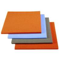 Silicone Foam Sheet, Closed Cell Neoprene Rubber with Adhesive, Easy Cut Material, Water and Weather Resistant