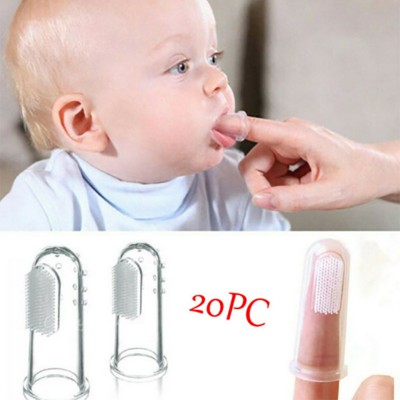 Silicone Dental/Interdental/Clean Toothbrushes Silver Liquid Nano Massager Teethbrush for Baby/Infant/Toddlers/Kids/Girls/Boys