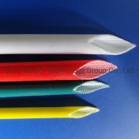 Electrical Heat Insulation Material 2751 Silicone Rubber Coated Fiberglass Sleeve