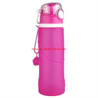 Silicone Foldable Kids Drinking Water Bottles Sport Leak Proof Summer Water Bottle